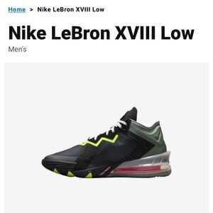 COPY - Nike LeBron XVIII Low Basketball shoes